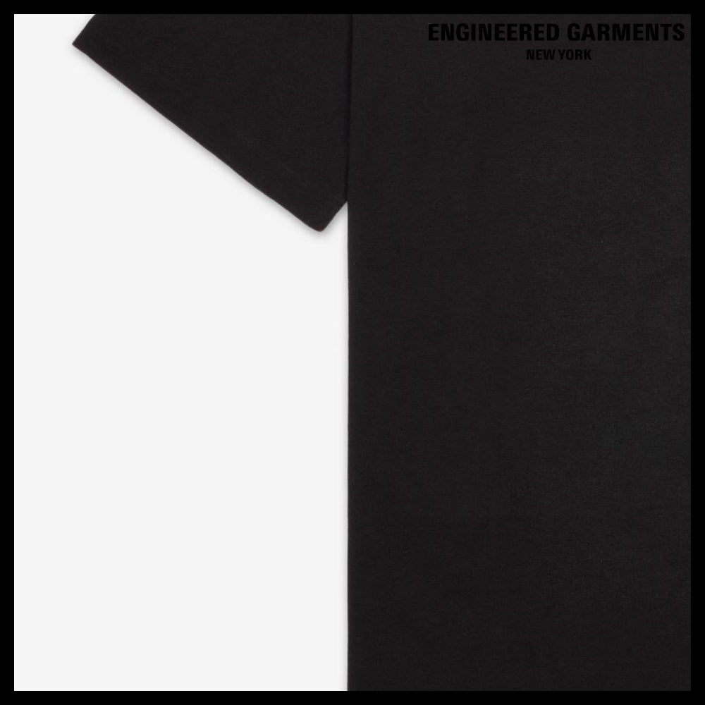 ◆Engineered Garments◆ プリント クロス クルーネック Tシャツ