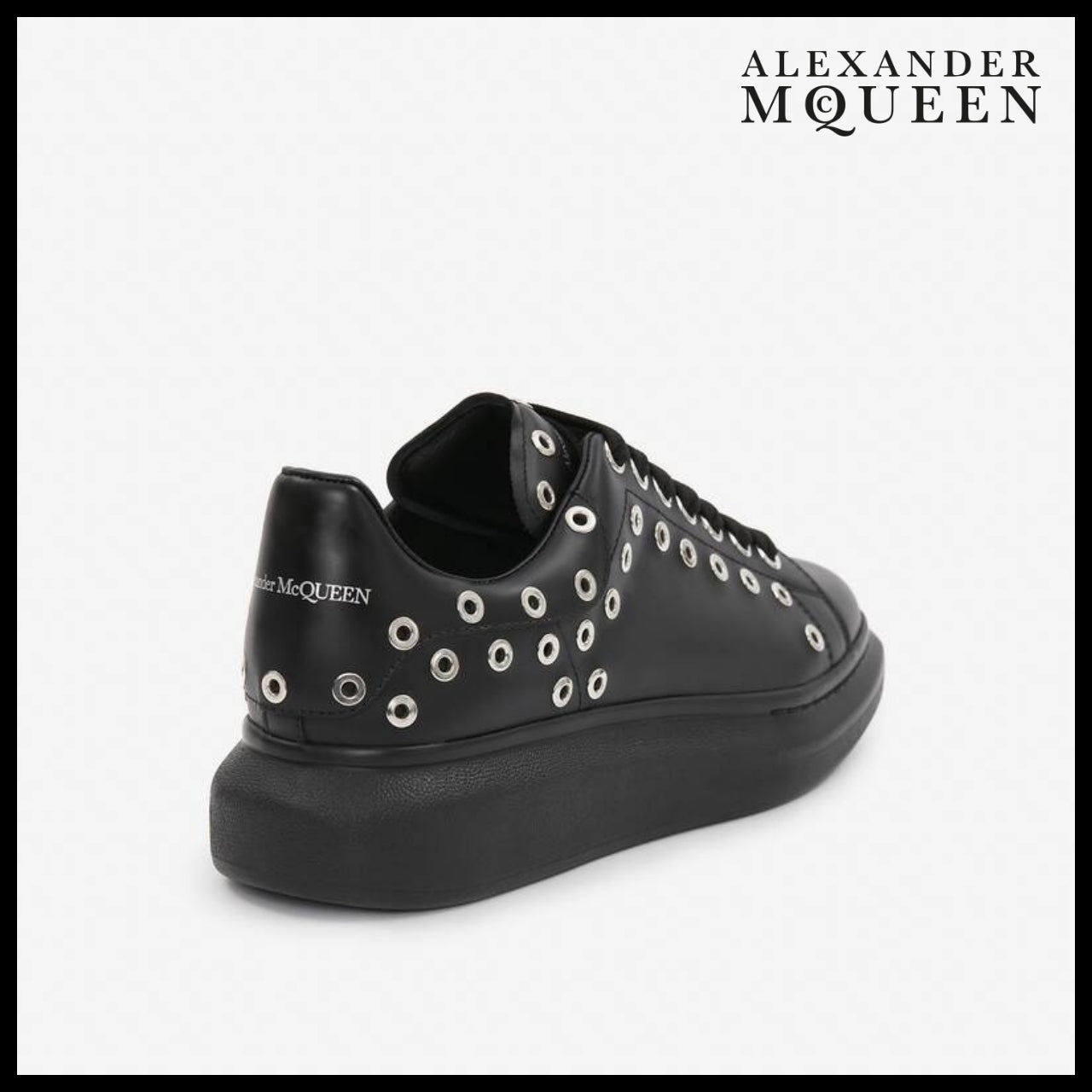 【Alexander Mcqueen】Men's Oversized Sneaker Silver Black