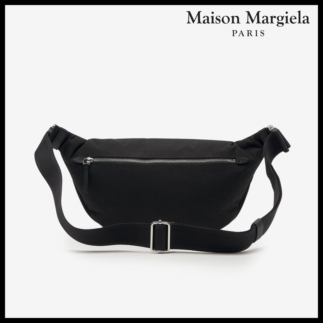 【Maison Margiela】Glam Slam Belt Crossbody Bag - Black