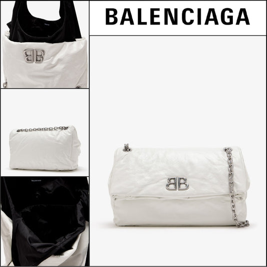 【BALENCIAGA 】Monaco Medium Plus Chain Bag