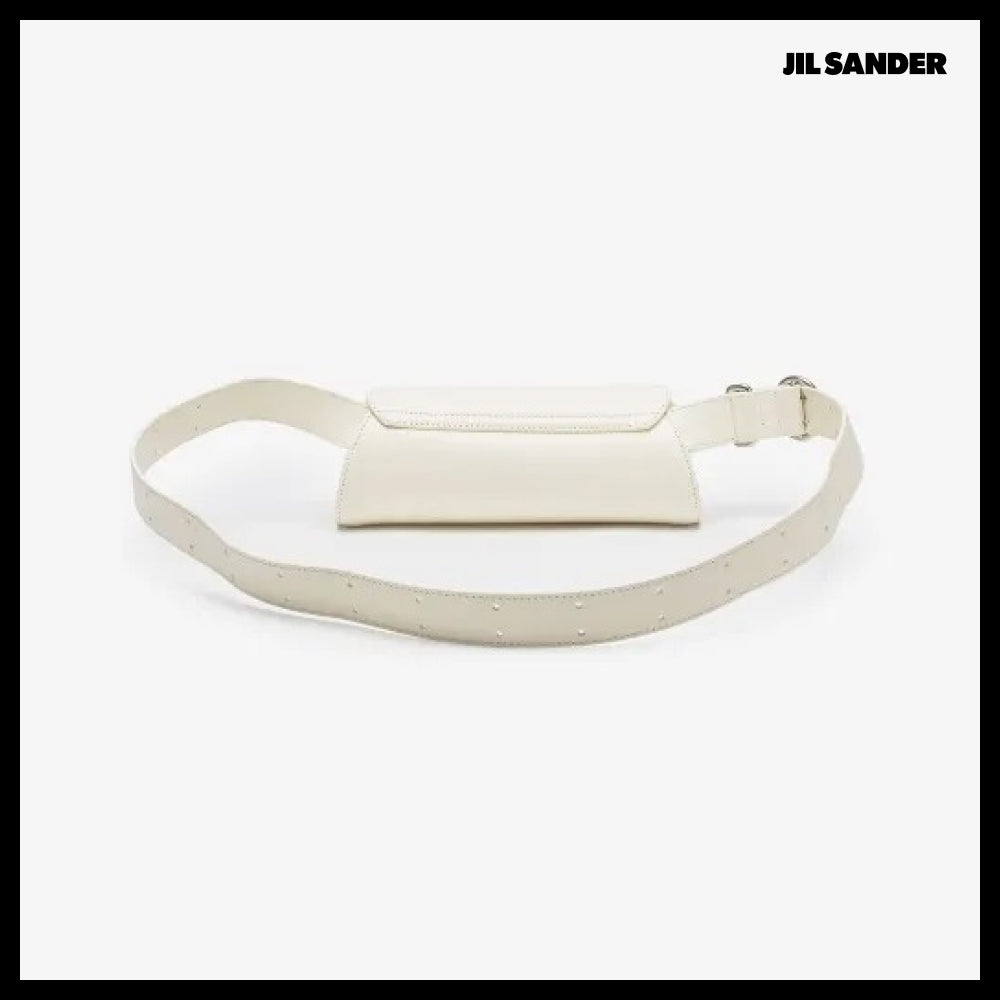 【Jil Sander】Mini Canolo Shoulder Bag Eggshell