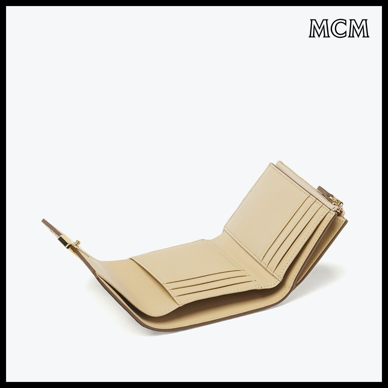 【MCM】Aren visetos trifold wallet MYSGSTA03I8