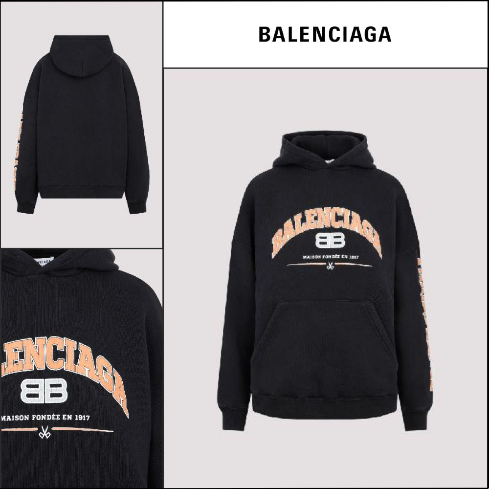 【BALENCIAGA】Wide Fit Maison Balenciaga Hoodie