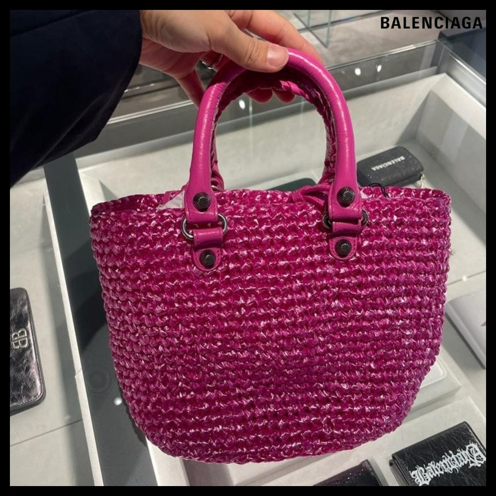 【BALENCIAGA】Le Cagole Small Panier Pink