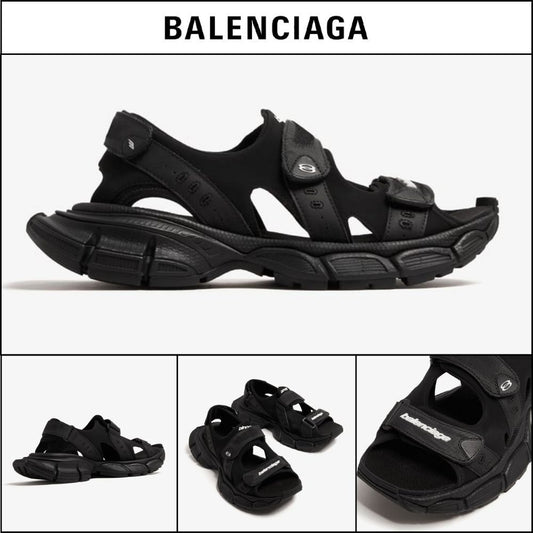 ★BALENCIAGAアウトレット セール ★3XL Sandals Black 1000