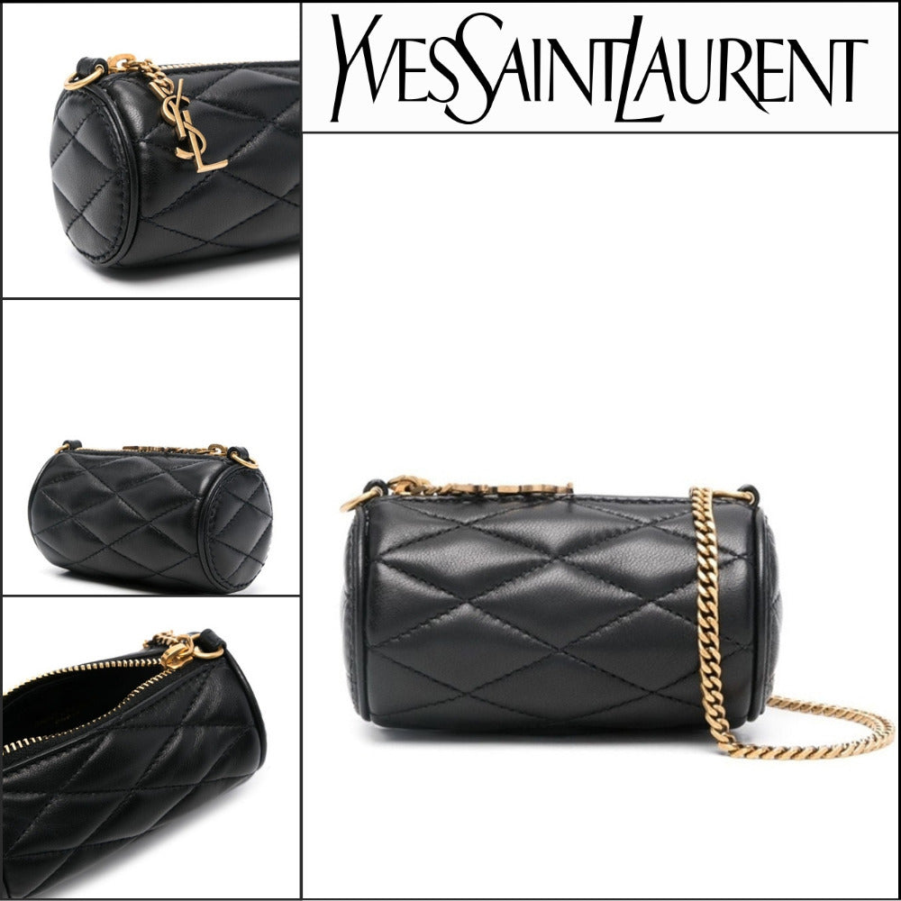 【SAINT LAURENT】SADE quilted leather micro shoulder bag