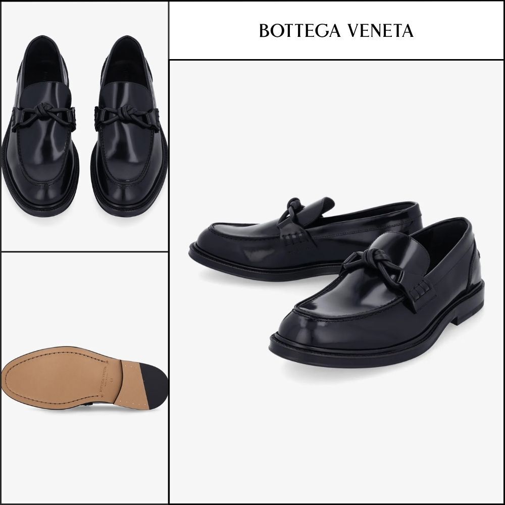 【BOTTEGA VENETA】Astaire Black Loafers