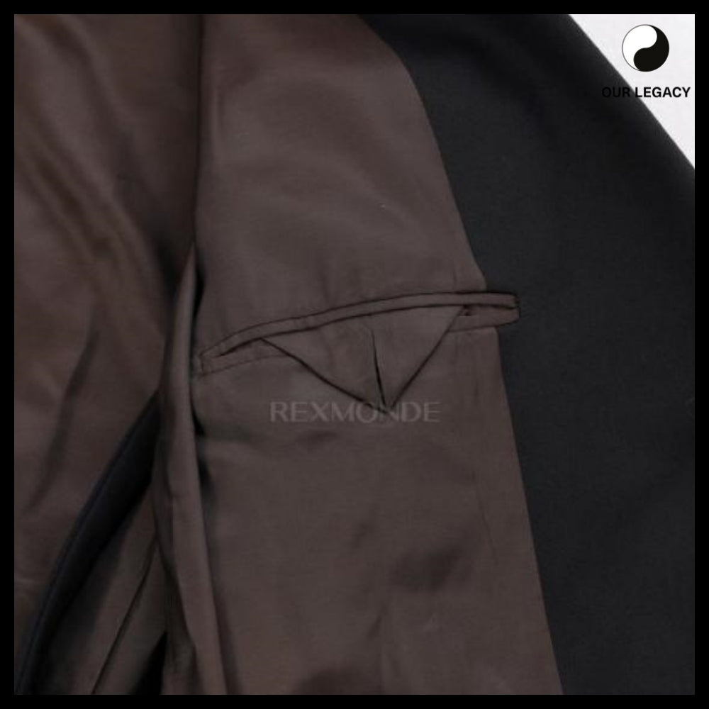 ◆OUR LEGACY◆25FW Robe Overcoat Onyx Black Tech Sateen