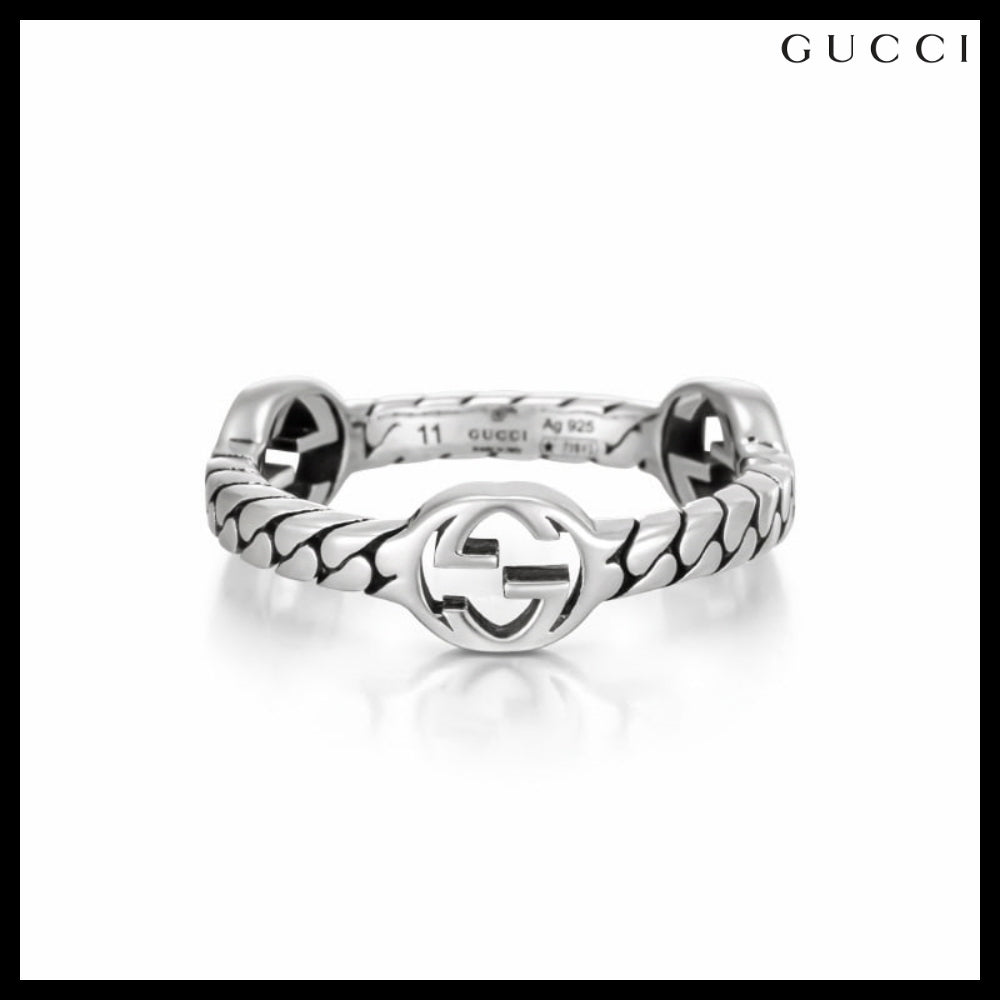 【GUCCI】Interlocking G Chain Ring