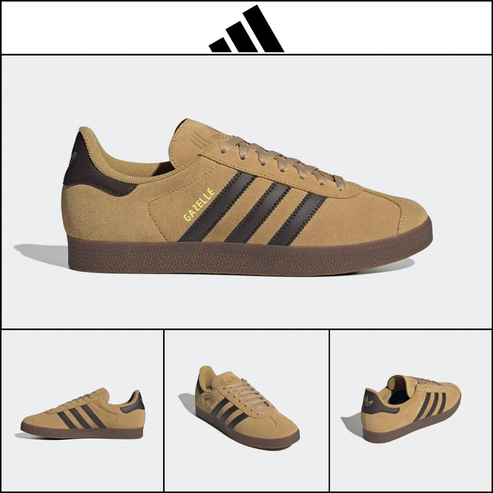 【ADIDAS】GAZELLE SNEAKERS GOLBEI