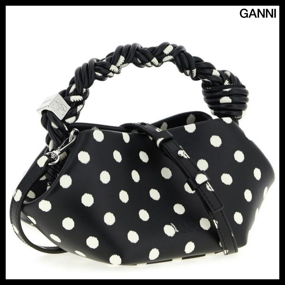 【GANNI】Black Shopper Tote