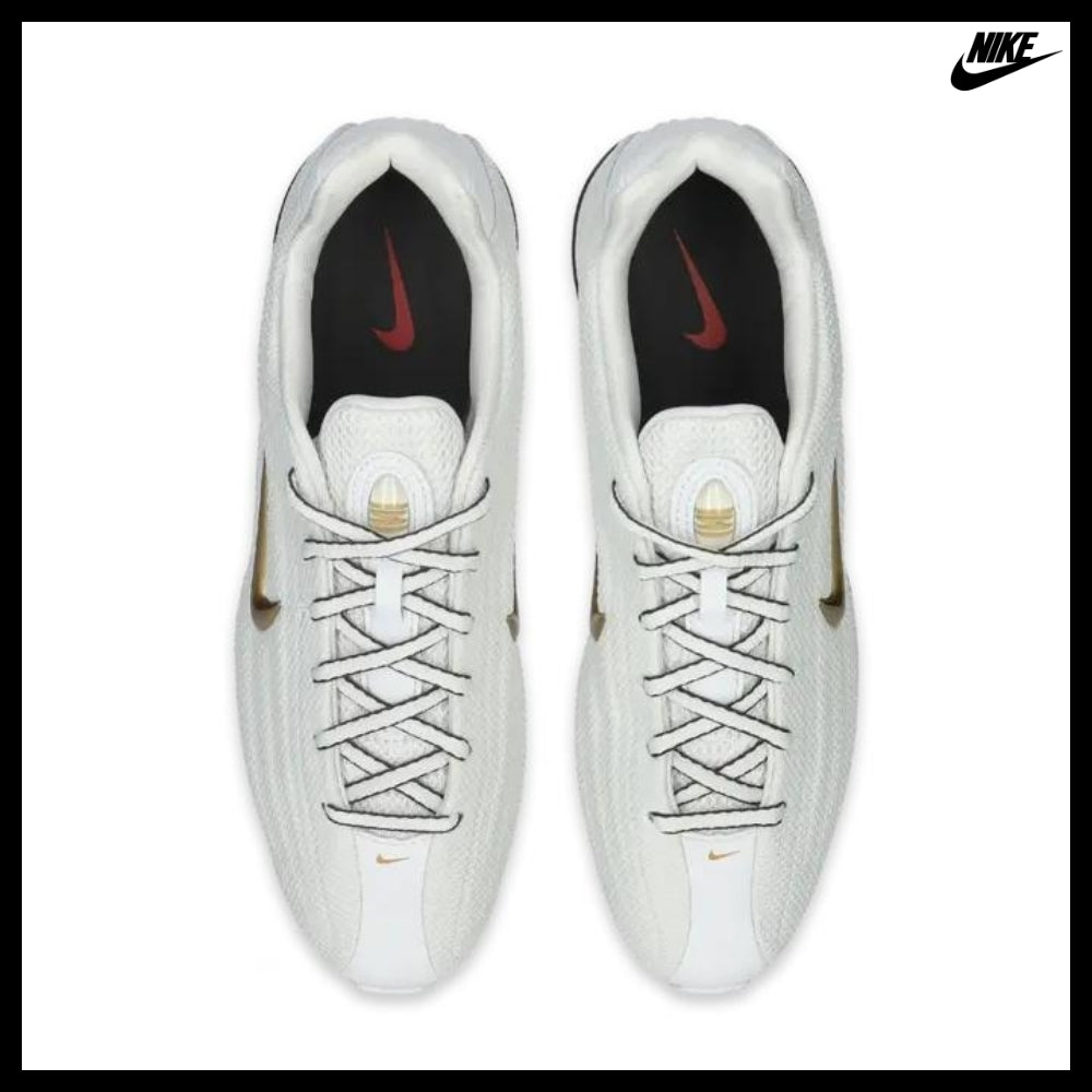 【NIKE】W Shox Z White Metallic Gold