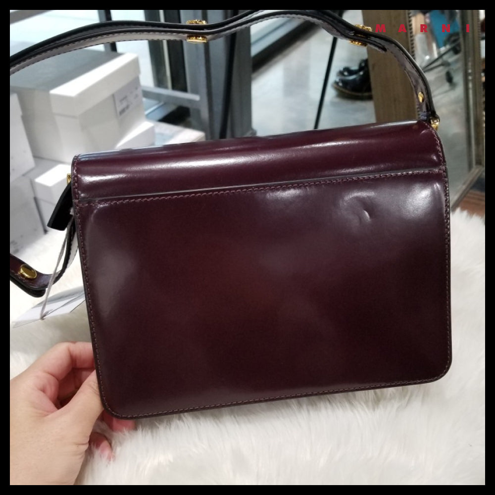 【MARNI】Glossy Medium Trunk Bag