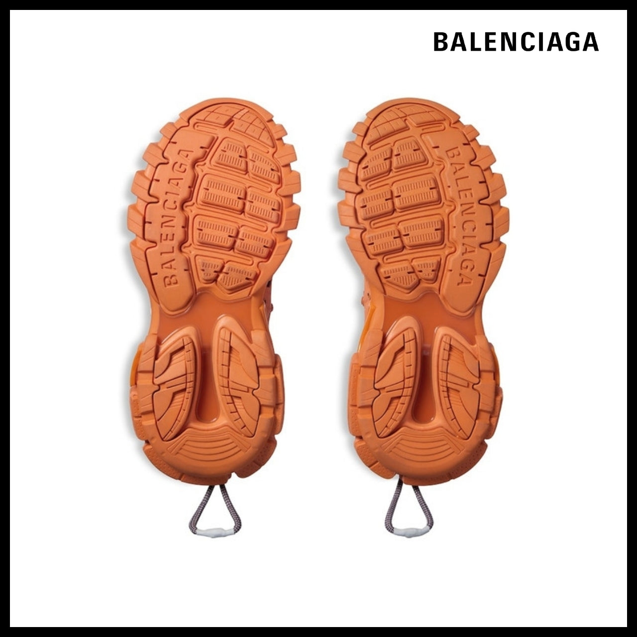 【BALENCIAGA】Men’s Track Trail Laces Sneaker in OrangeGrey