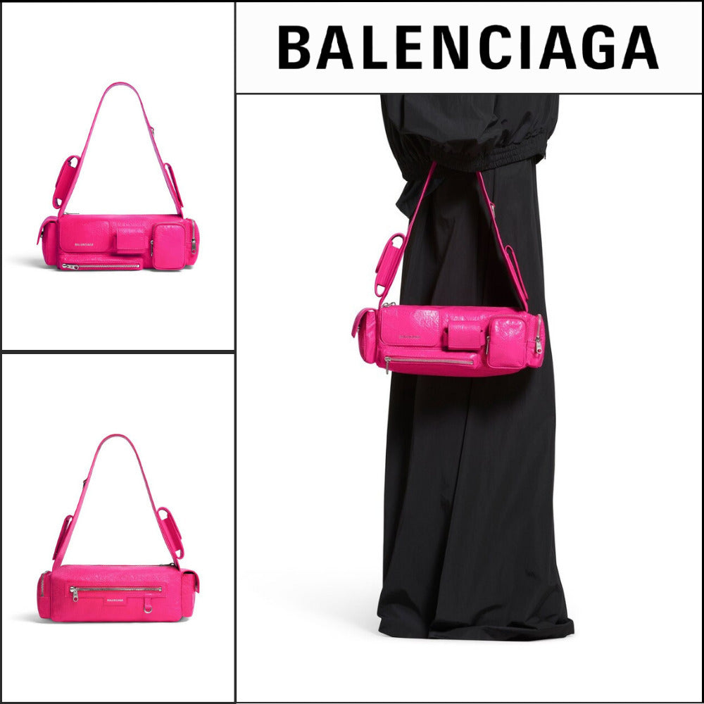 【BALENCIAGA】Superbusy XS Sling Bag Bright Pink