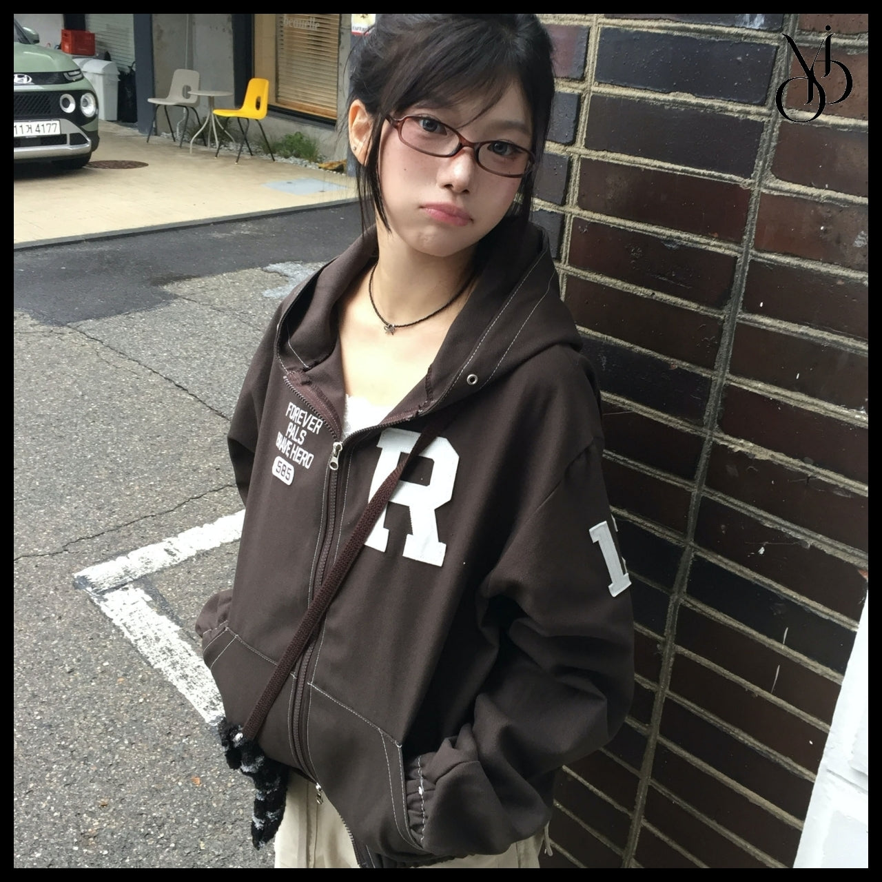 【MODIMOOD】Forward Work Hoodie Zip-Up 3 Colors