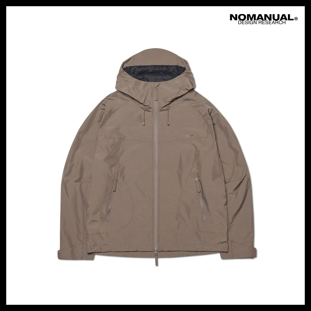 【NOMANUAL】Easton Wind Shell Brown