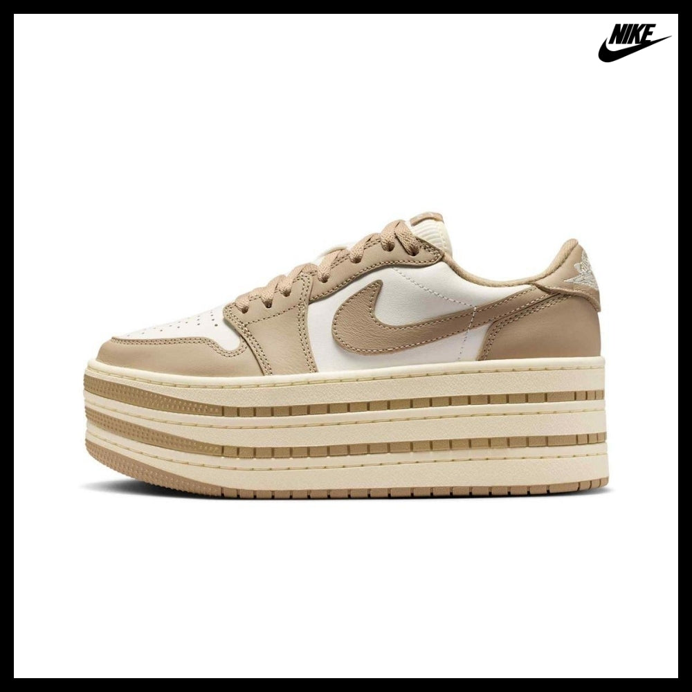 【Nike】AIR JORDAN 1 TRIPLE STACK KHAKI SAIL COCONUT MILK