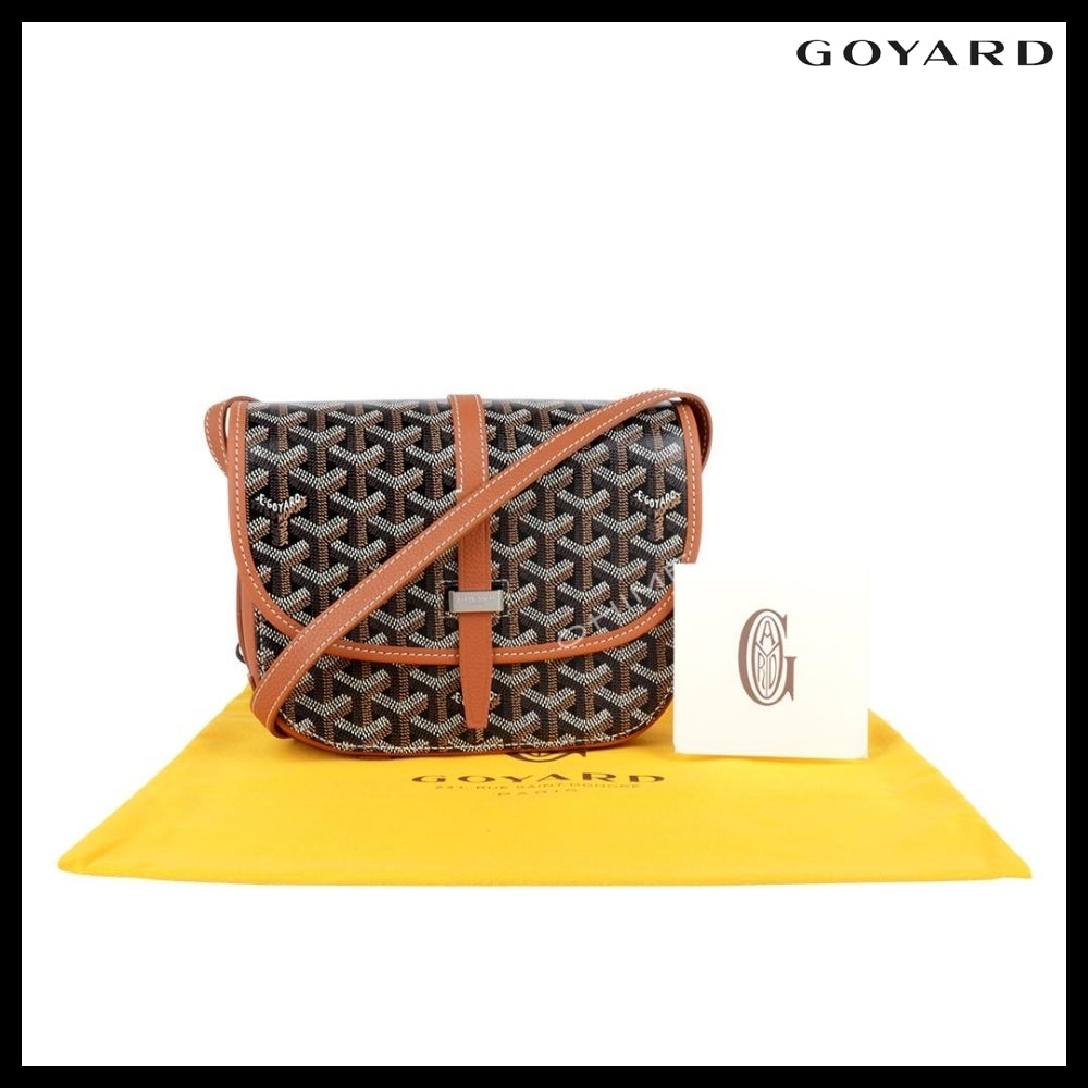 ◆韓国百貨店仕入 GOYARD◆BELVEDERE PM CROSSBODY BAG BLACK