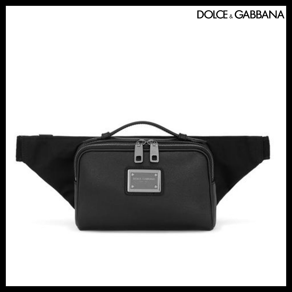 ★Dolce&Gabbanaアウトレットセール ★GRAINY CALFSKIN BELT BAG