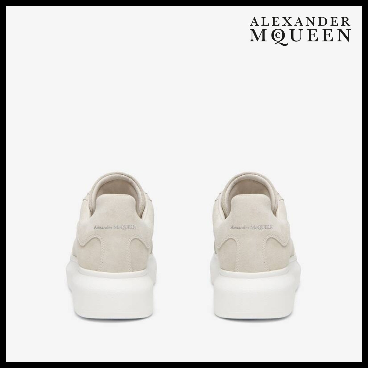 【Alexander Mcqueen】Oversized Sneaker Beige White