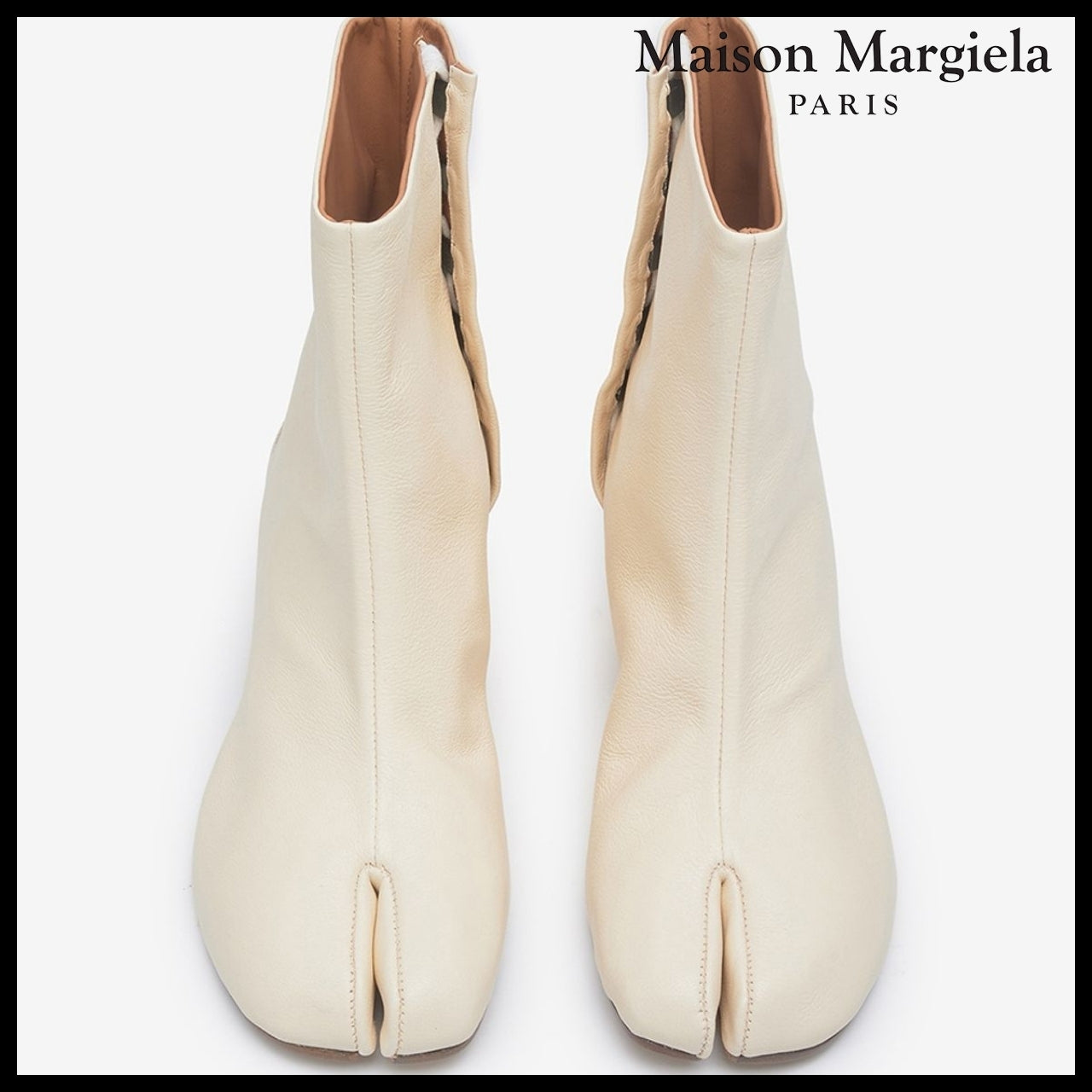 【Maison Margiela】Tabi Ankle Boots - White