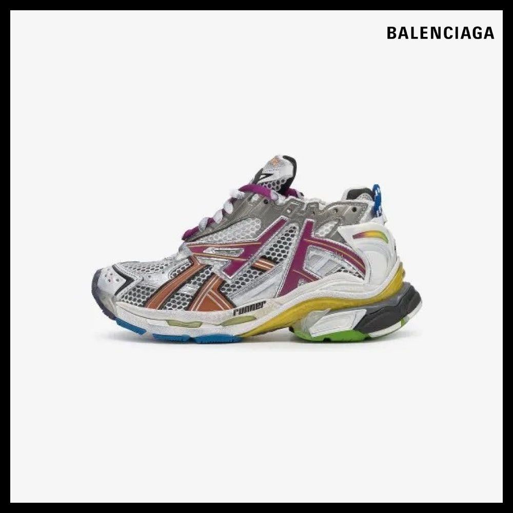 【BALENCIAGA】Runner Sneakers Multicolor