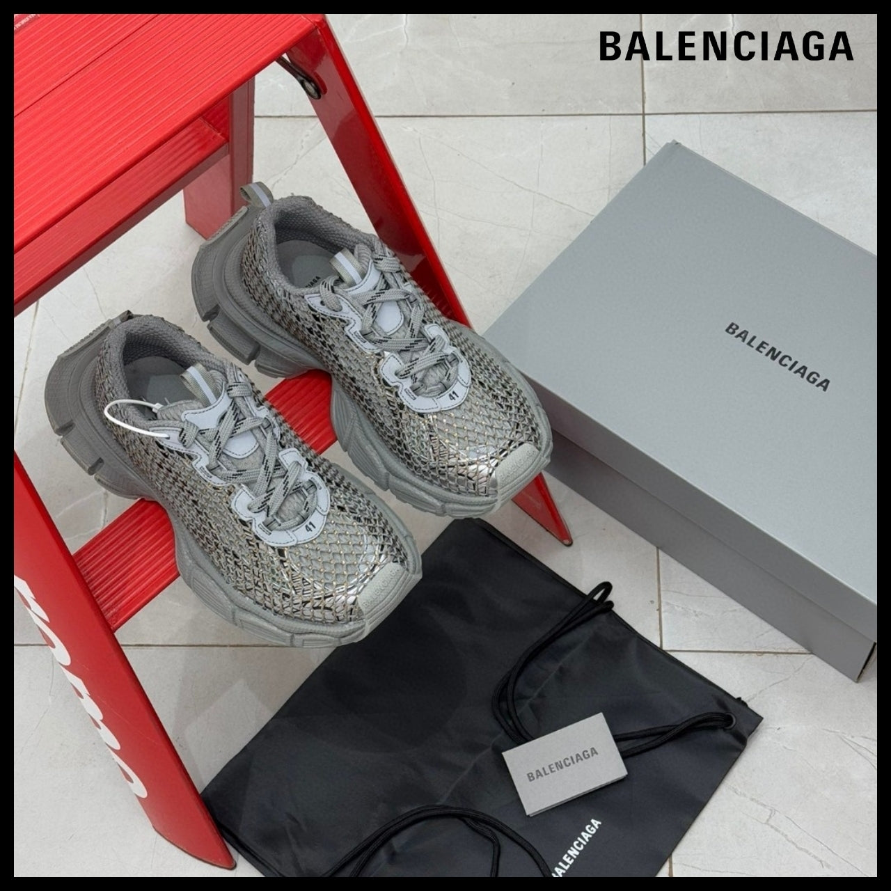 【BALENCIAGA】3XL Mesh Sneaker Grey