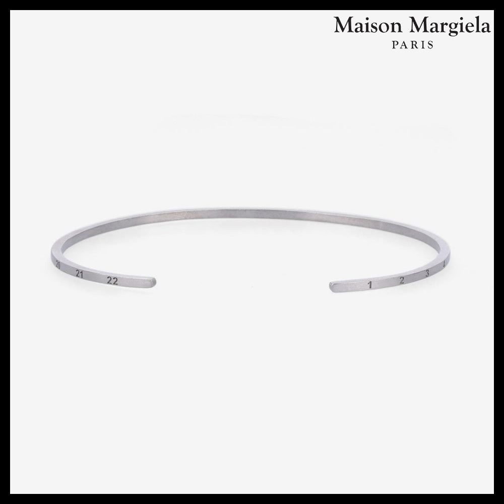 【Maison Margiela】ナンバーロゴ スリム 2MM ブレスレット