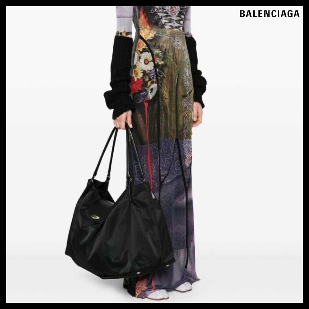 【BALENCIAGA】Geneve Large Black Tote Bag