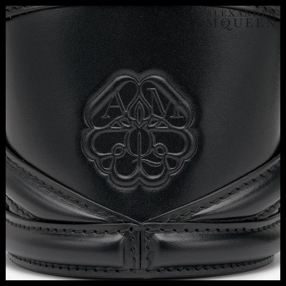 【alexander mcqueen】ミニカーブ ショルダーバッグ ブラック