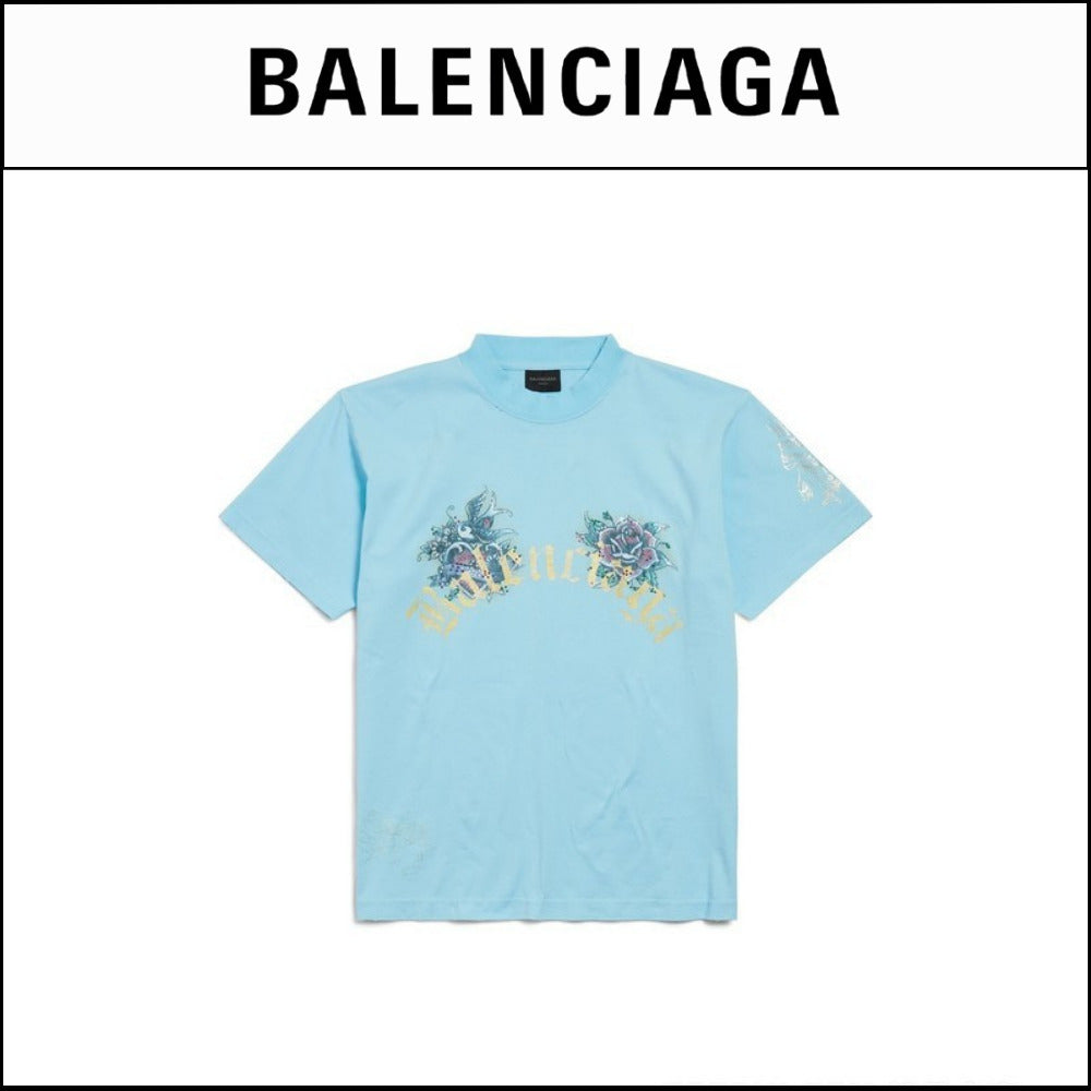 ★Balenciaga アウトレット セール★ Tacky Tattoo T-Shirt
