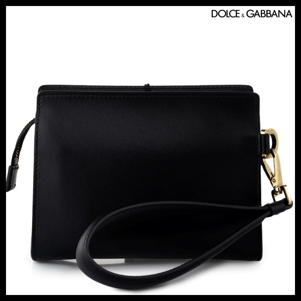 【アウトレット 正規品】Dolce & Gabbana - Black Logo Strap