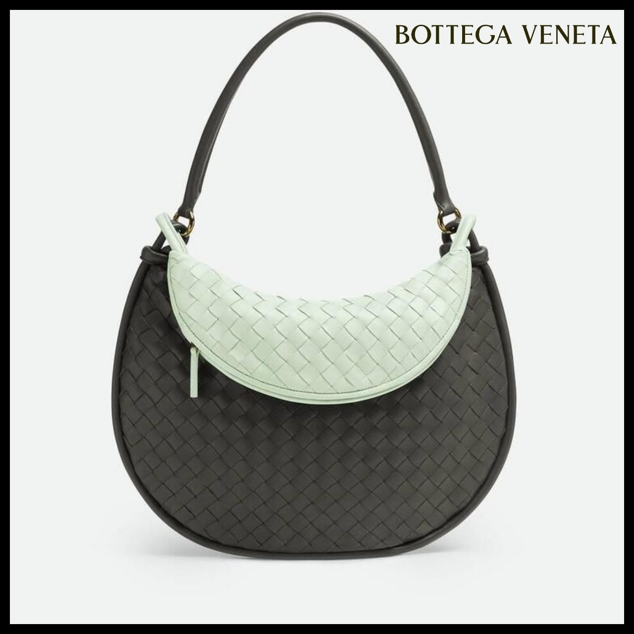 【BOTTEGA VENETA】Large Gemelli Bag Light Graphite