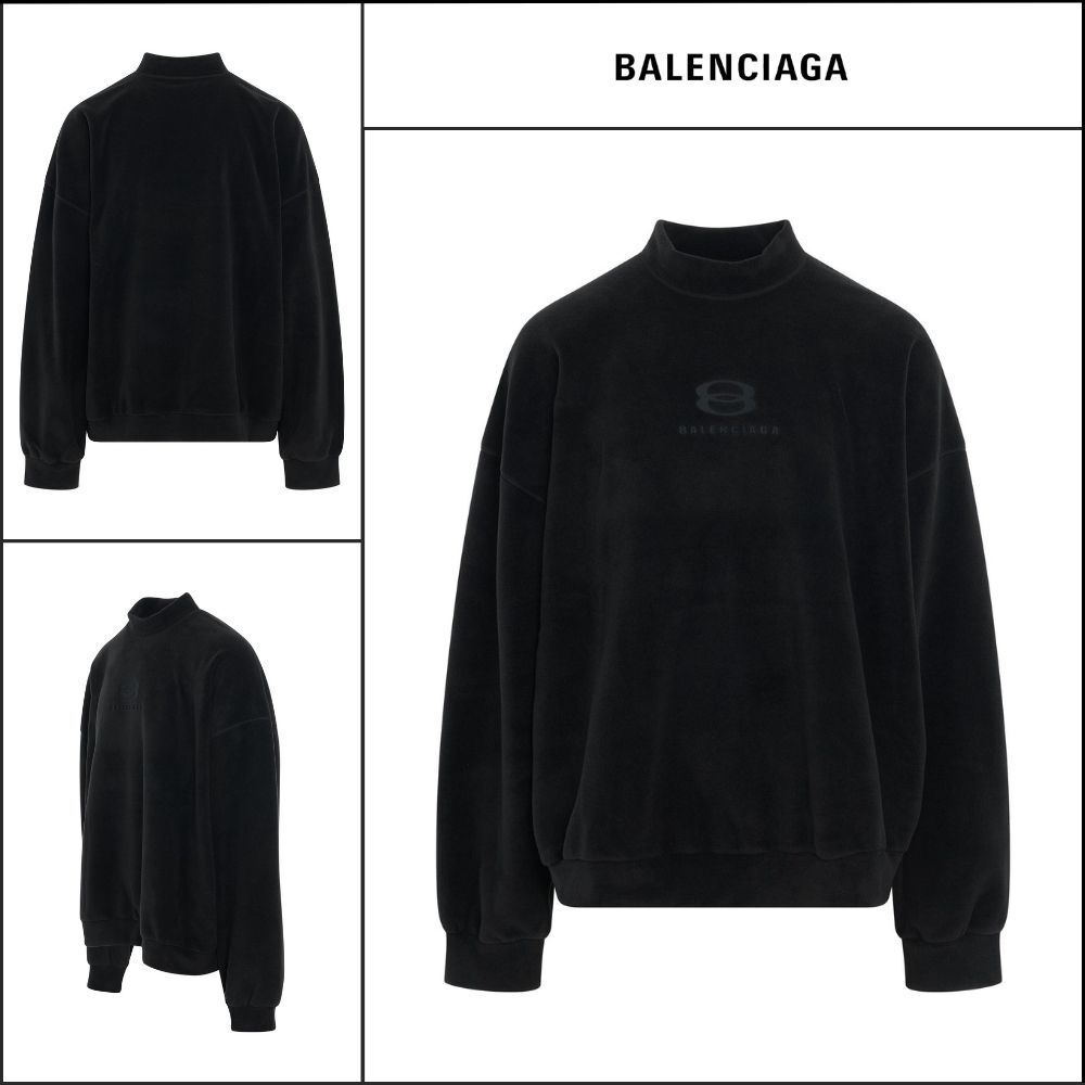 【BALENCIAGA】Unity Sports Icon Sweatshirt Large Fit Black