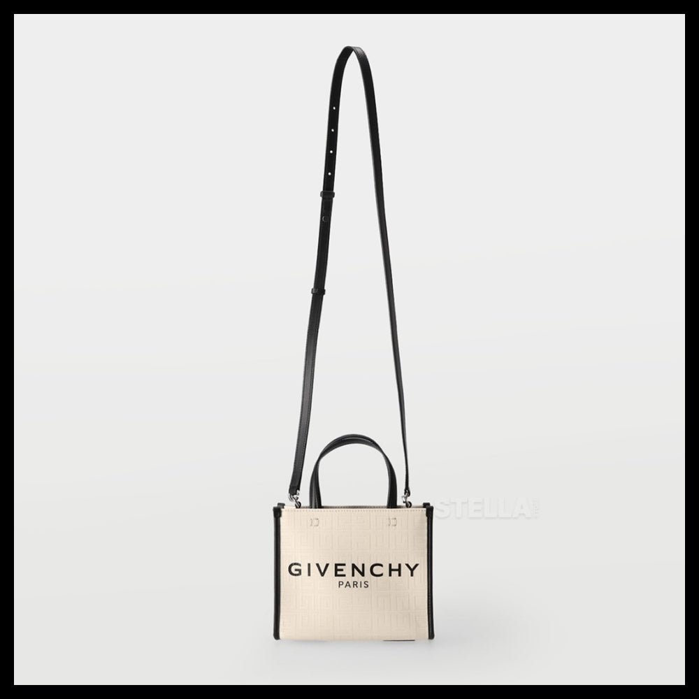 【Givenchy】Mini Canvas Tote Logo Casual