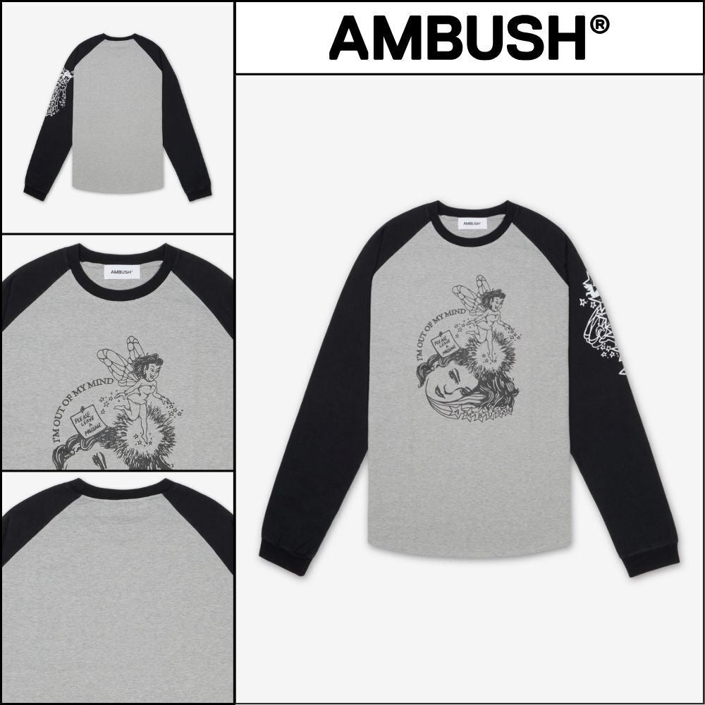 【AMBUSH】Raglan T Shirt Gray
