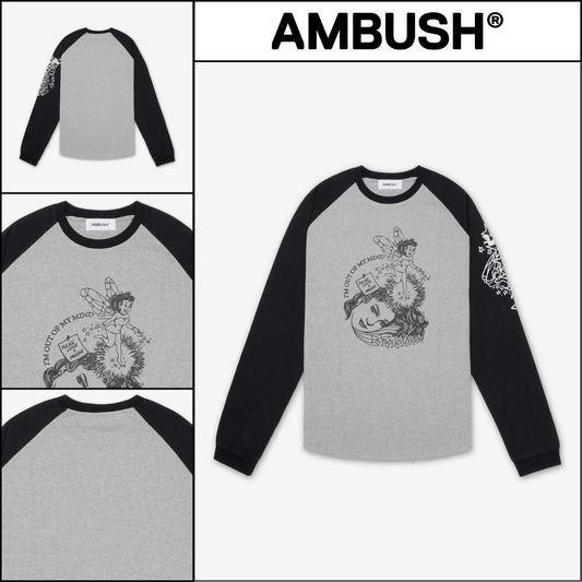 【AMBUSH】Raglan T Shirt Gray