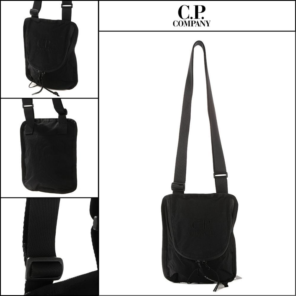 【C.P. Company】Men's Plain Paper Touch Crossbody Bag