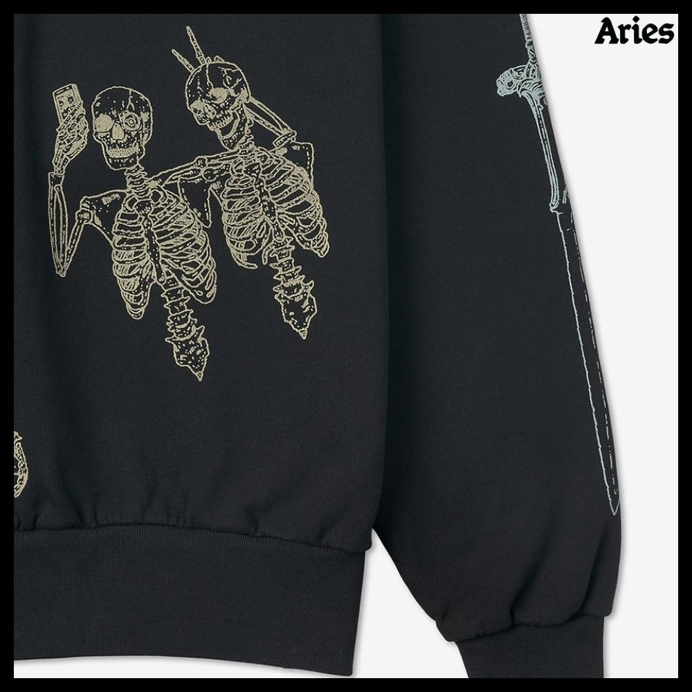 【ARIES】Saibin Sweatshirt Black