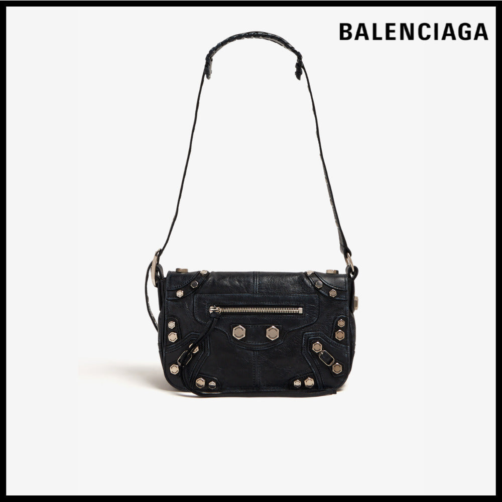【BALENCIAGA】Le Cagole XS Flap Bag Black