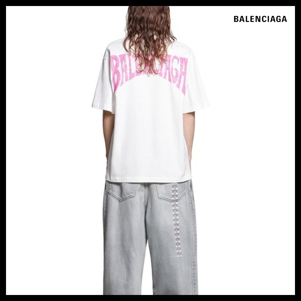 【BALENCIAGA】Paris Tropical Medium Fit T-Shirt 764235