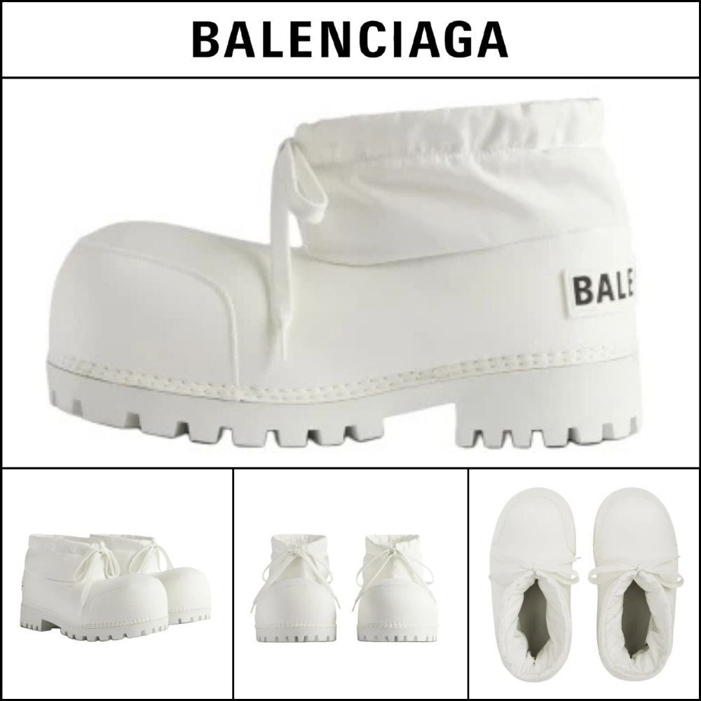 【BALENCIAGA】Alaska Ankle Boots White