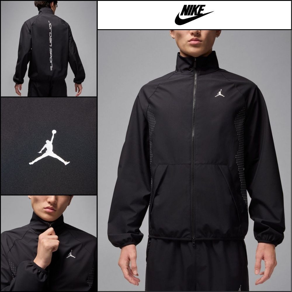【NIKE】JORDAN Sport Jam Warm-Up Jacket Black Metallic
