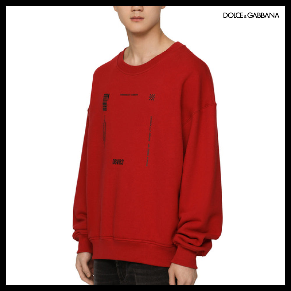 【Dolce&Gabbana】JERSEY SWEATSHIRT DGVIB3 PRINT LOGO