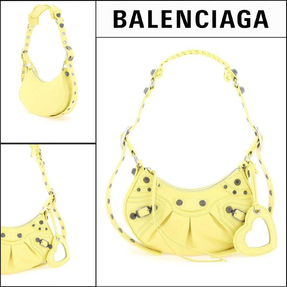 【BALENCIAGA】Le Cagole Shoulder Bag in Yellow