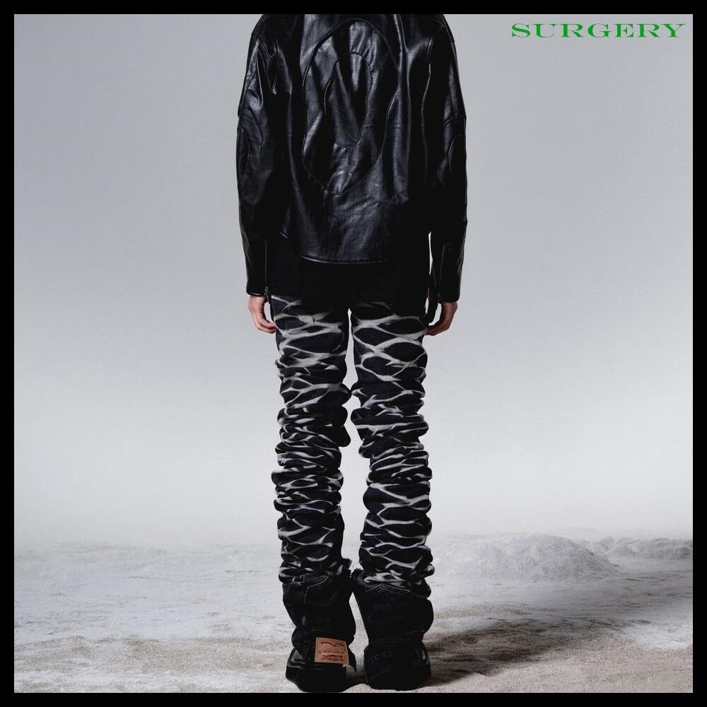 【SURGERY】Yoonseul Long Length Double Jeans Black