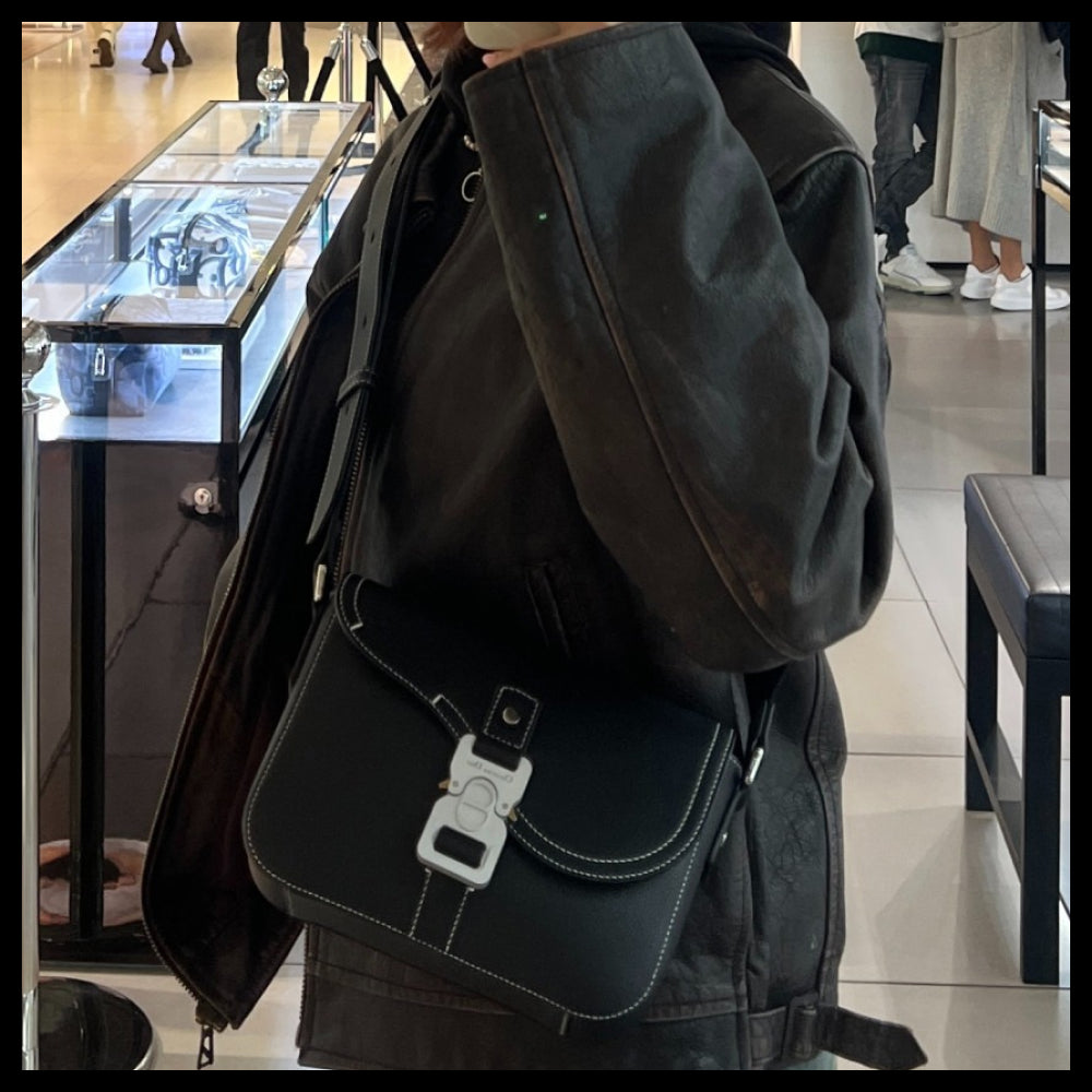 【Dior】Saddle Small Flap Strap Bag H00N