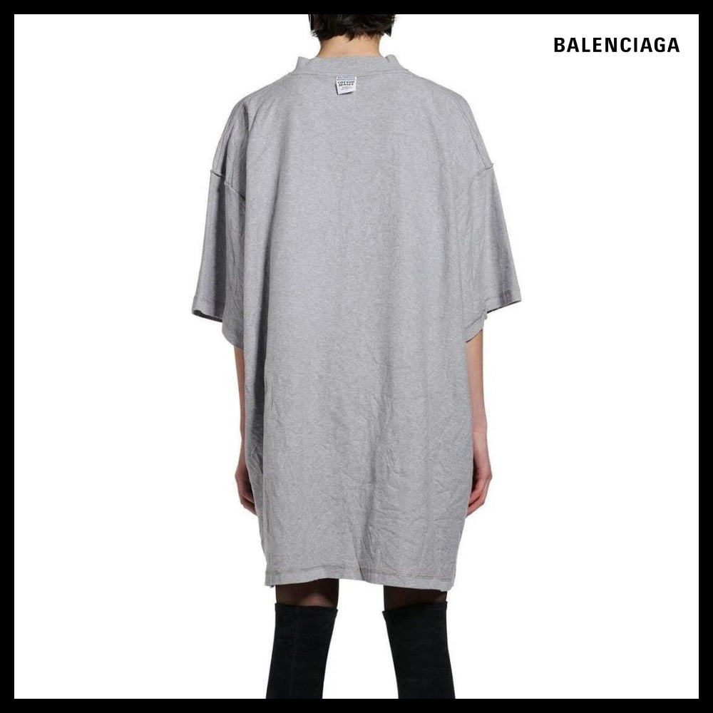 【BALENCIAGA】eBay Inside Out T-Shirt Oversized Gray