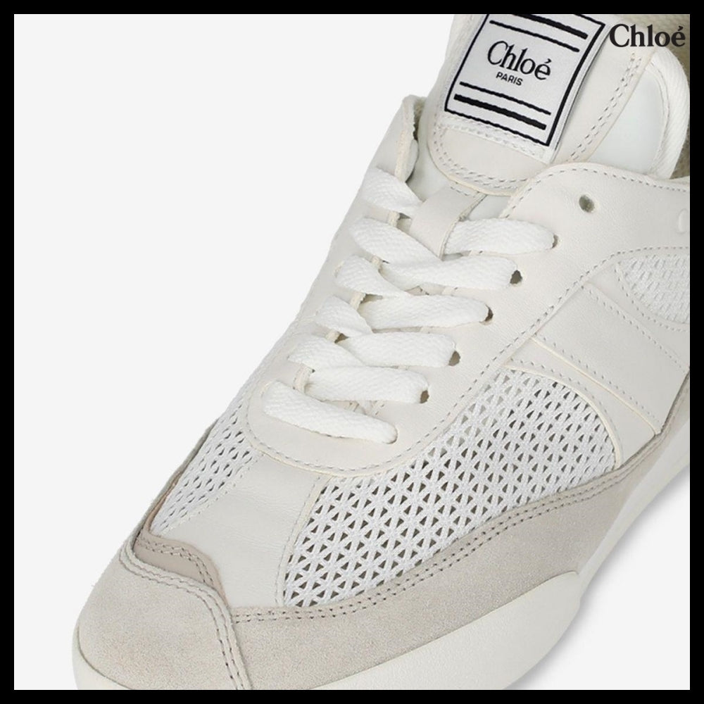 【Chloe】Kick Sneakers - Cloudy Cream